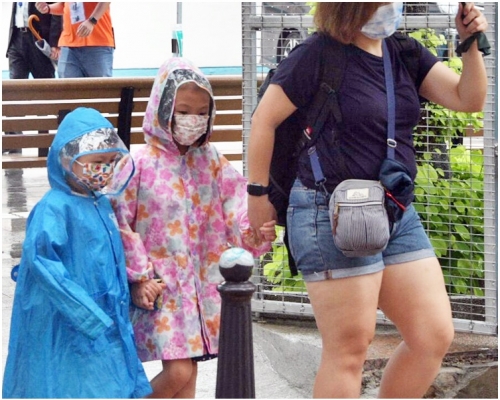 天文台預測今日有幾陣驟雨。資料圖片