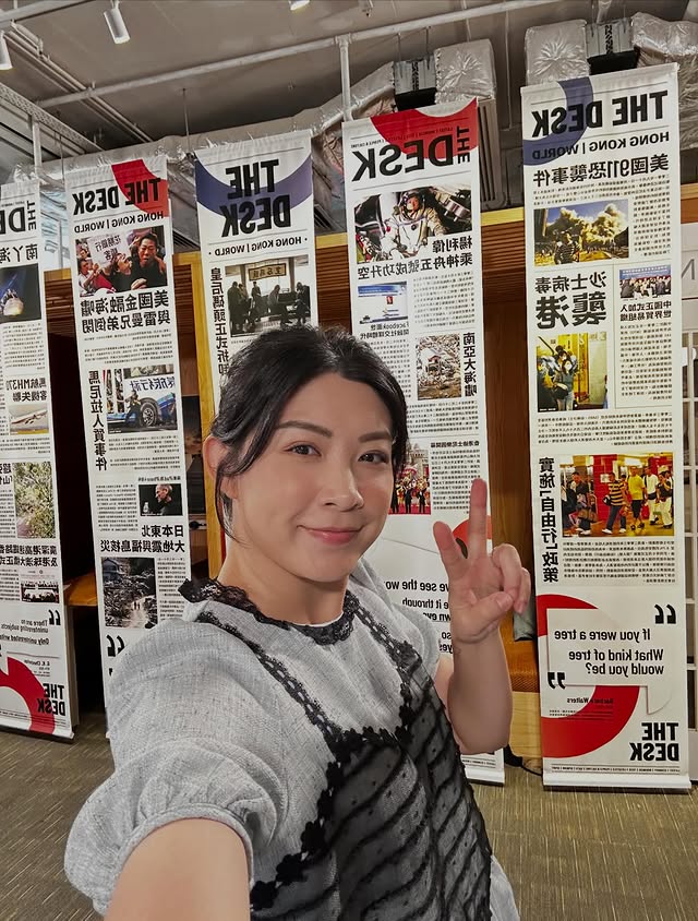 前「新聞之花」張文采擔任導師。 前「新聞之花」張文采擔任導師。