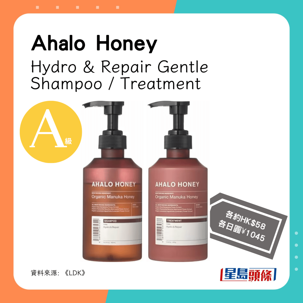 Ahalo Honey Hydro & Repair Gentle Shampoo / Treatment