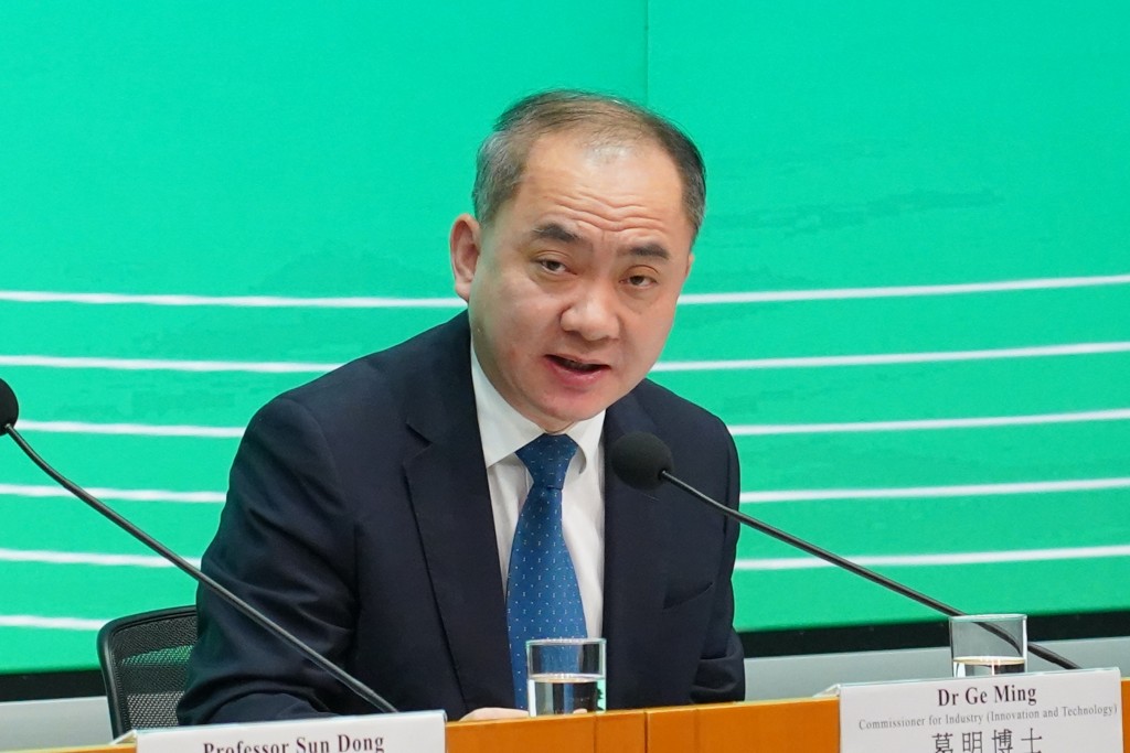 創新科技及工業局工業專員(創新及科技)葛明。 創新科技及工業局工業專員(創新及科技)葛明。