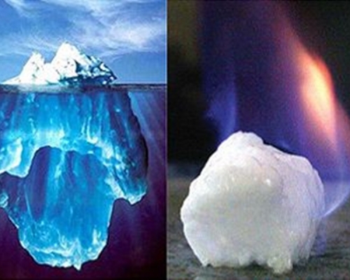 可燃冰被視為即將取代油氣的新能源。網圖