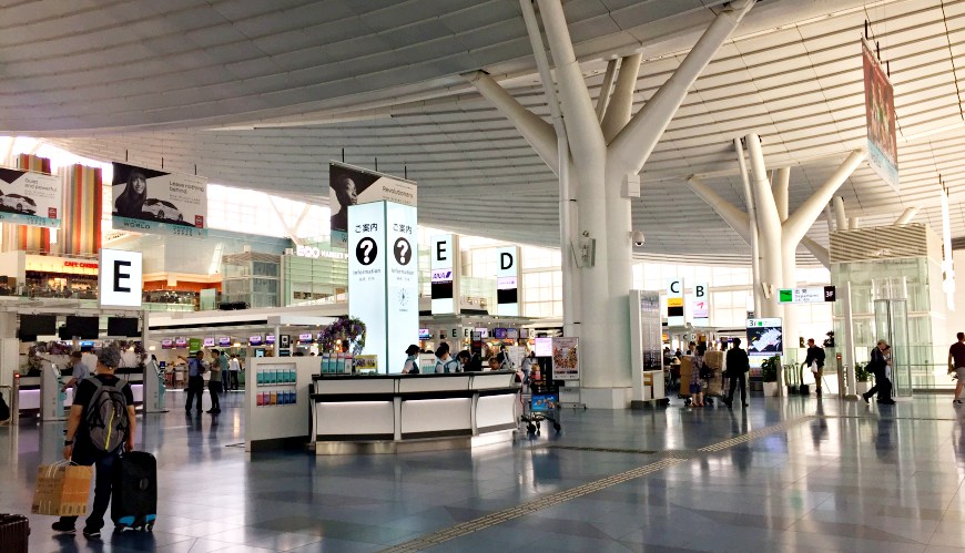 羽田機場有部份航𤥦停飛。