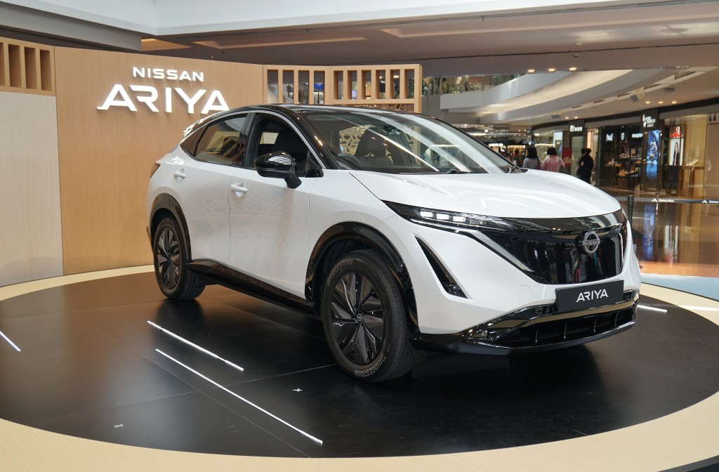 日产Nissan ARIYA纯电动SUV开售：建基革新CMF-EV底盘平台的ARIYA，是日产首款纯电动SUV。