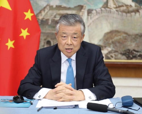 中國駐英大使警告英方勿允許人建立流亡議會。網上圖片