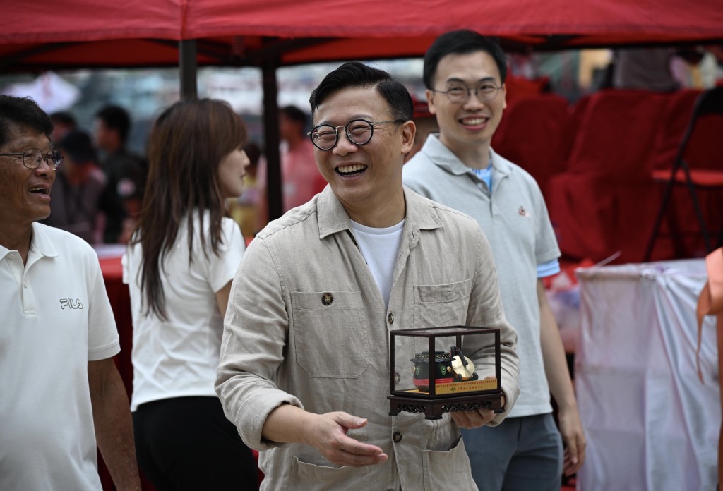 律政司副司長張國鈞出席活動。蘇正謙攝 律政司副司長張國鈞出席活動。蘇正謙攝