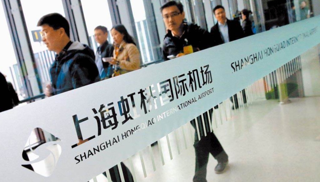 上海虹橋機場周日開始恢復國際及港澳台航班升降。(新華社)