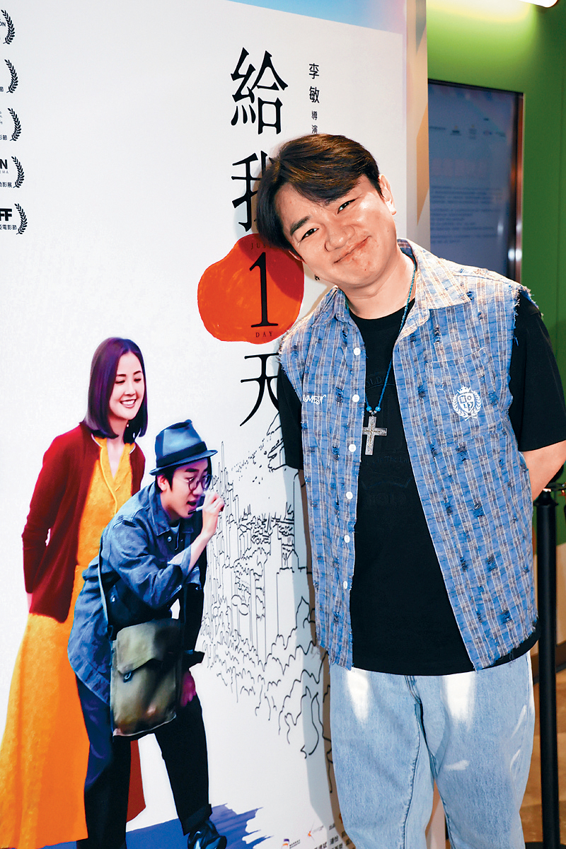 祖藍笑言囡囡對拍戲感興趣。