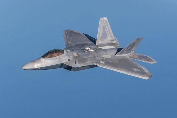 美国的F-22隐身战机。U.S. Air Force 