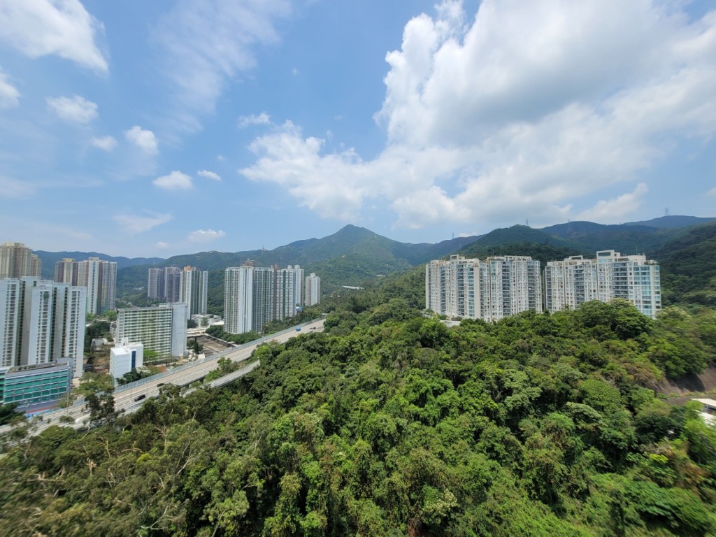 放盤景觀翠綠,可享一片綠油油山景,遠望壹號雲頂。