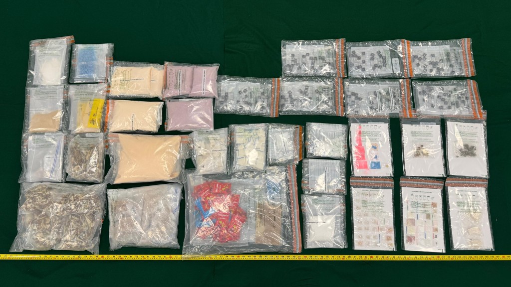 海關拘油塘男子搜迷你倉 檢$420萬各類毒品 包括迷幻蘑菇依托咪酯等