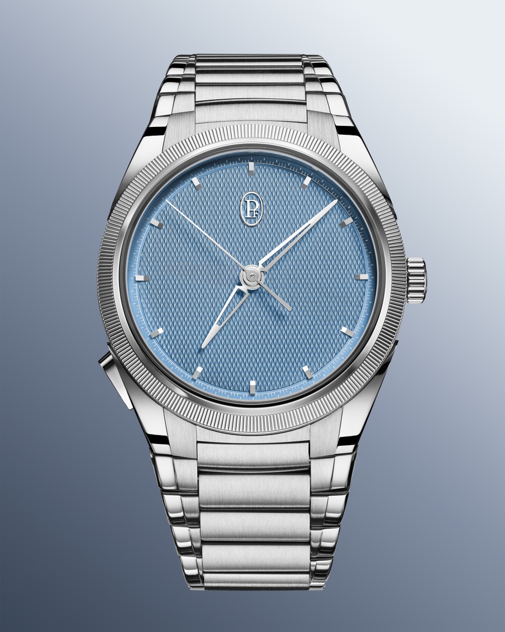 Parmigiani Fleurier Tonda PF Chronographe Mystérieux / 錶殼：40mm不鏽鋼（鉑金錶圈）/ 機芯：PF053自動 / 售價：$336,000。