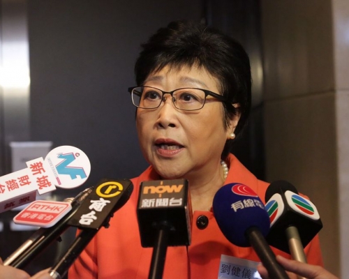 劉健儀表示,對內會至今仍未選出正副主席感到非常遺憾,指情況非常不理想。資料圖片