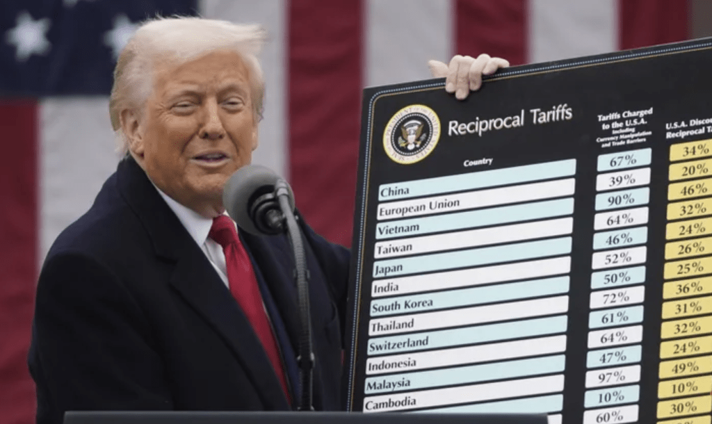 學者推算,特朗普政府或須退還1,750億美元關稅。美聯社 學者推算,特朗普政府或須退還1,750億美元關稅。美聯社