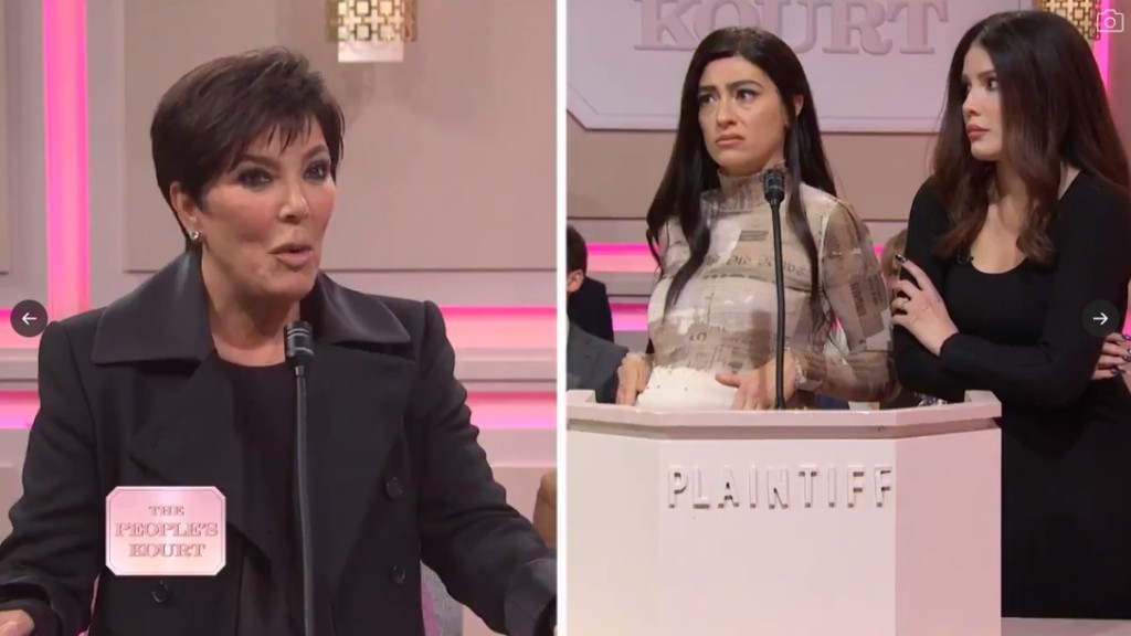 母親Kris Jenner(左)都有登場。