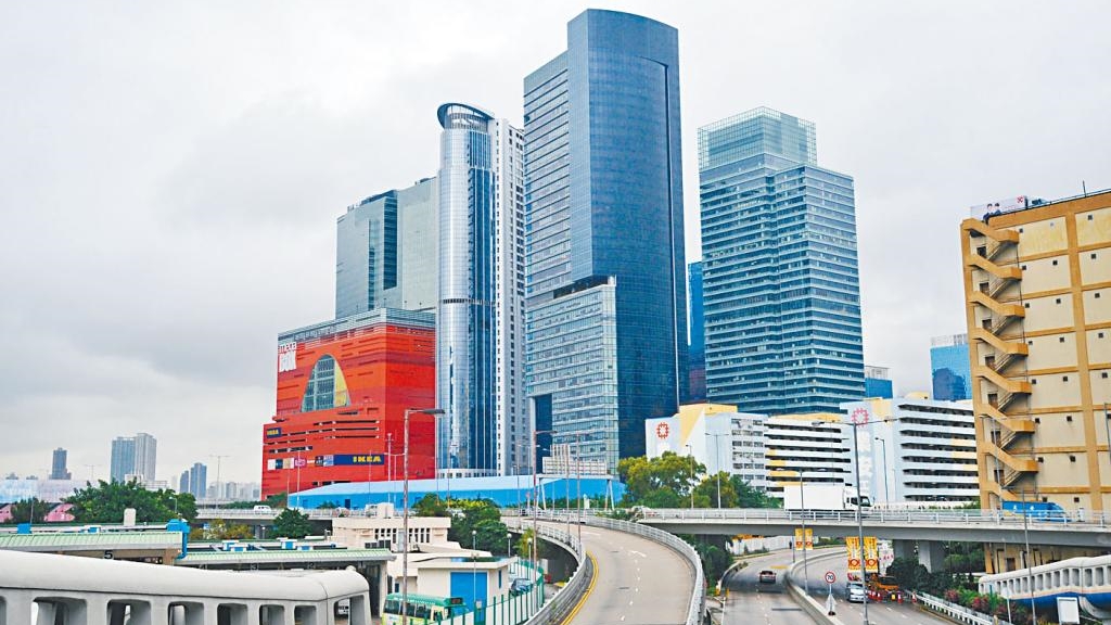 九龍東商業空間供應，未來數年將增加至四百多萬平方米。