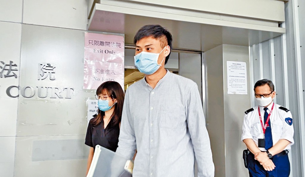 前元朗區議員何惠彬,被判入獄一個月,緩刑一年。