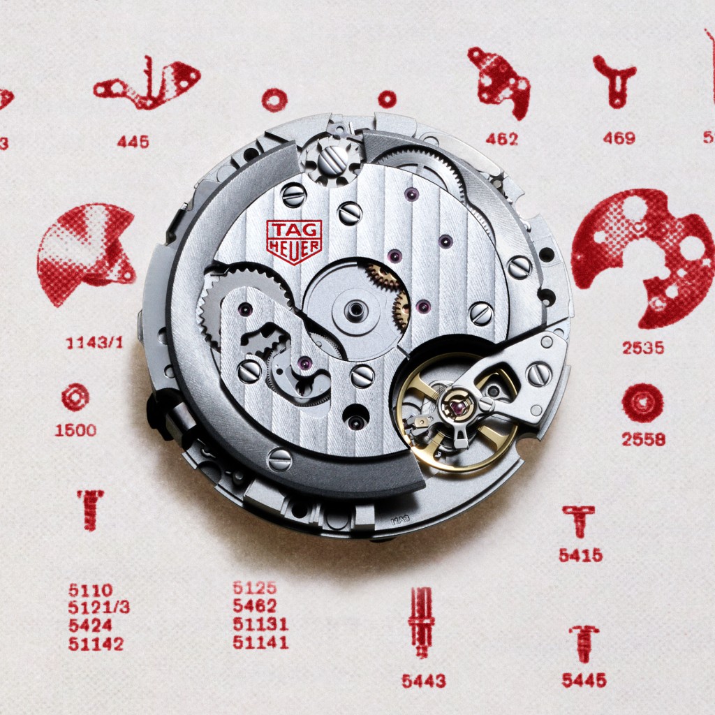 Tag Heuer Monaco Chronograph搭載TH20-11自動機芯。