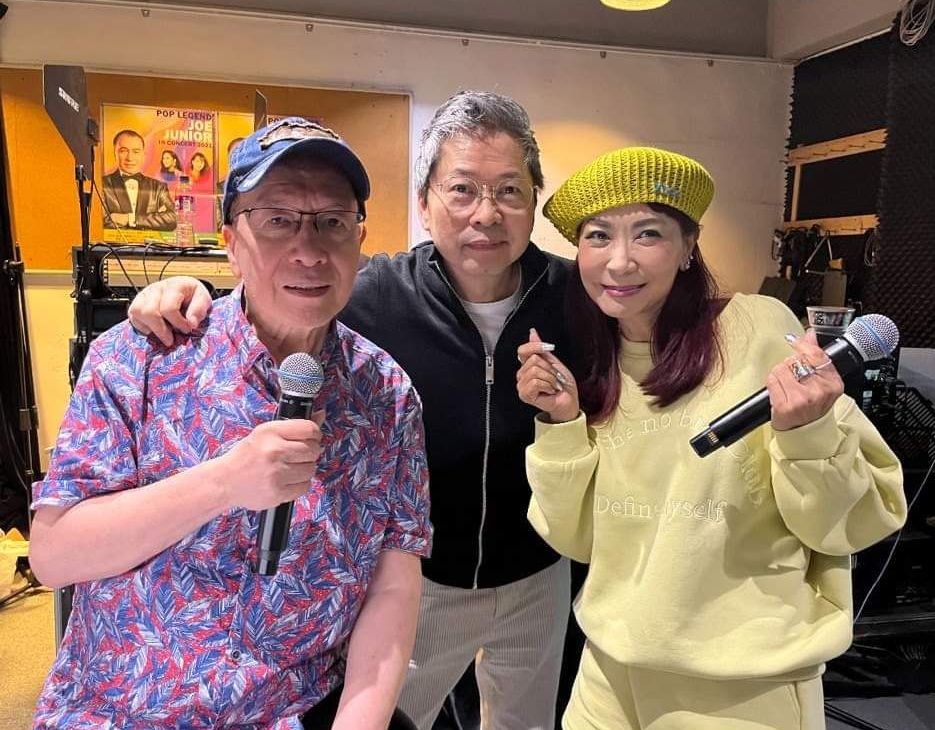 (中)環星老闆張國林跟Joe哥及表演嘉賓蘇姍好老友。