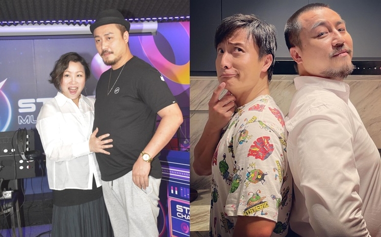 蝦頭話兩邊都未有時間睇;張建聲與方力申合照表情搞笑。