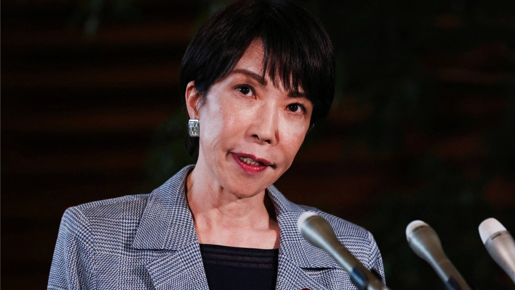 日議員披露文件顯示，高市早苗「台灣有事」論為脫稿發言。 路透社 