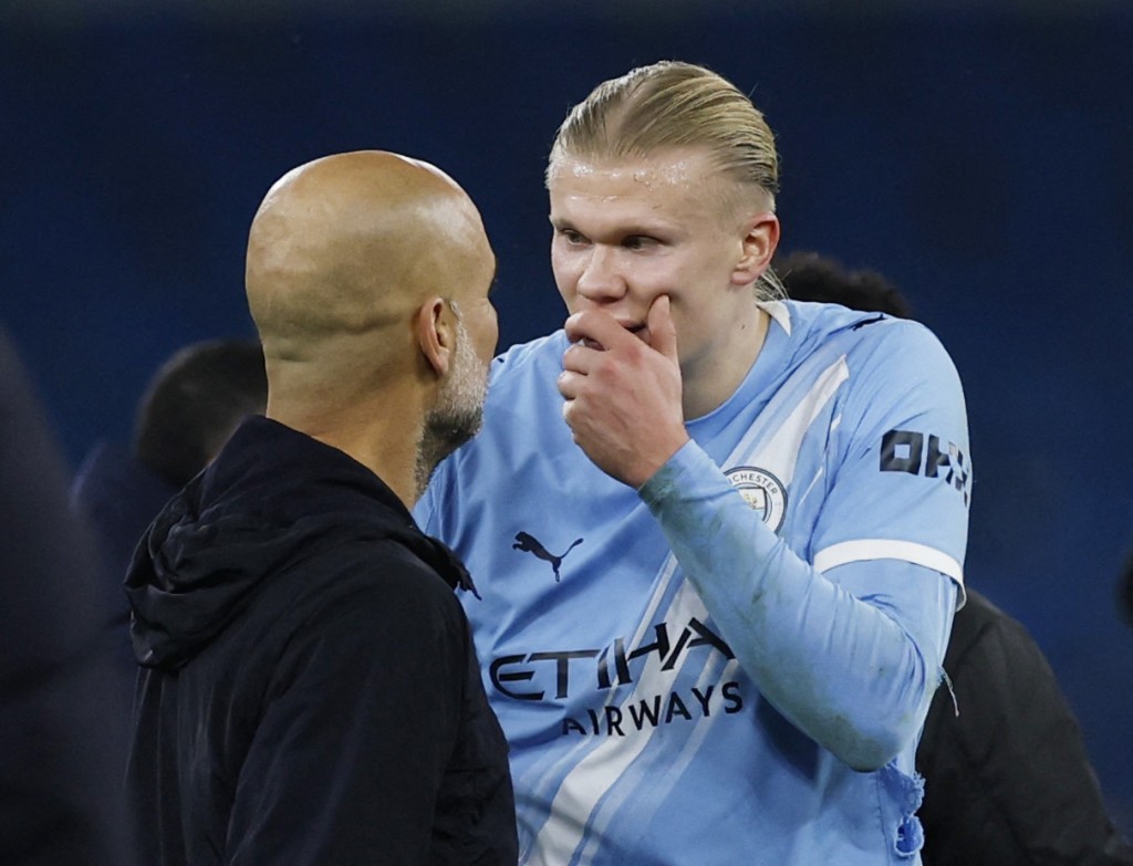 夏蘭特力爭個人於英超第100球。路透社