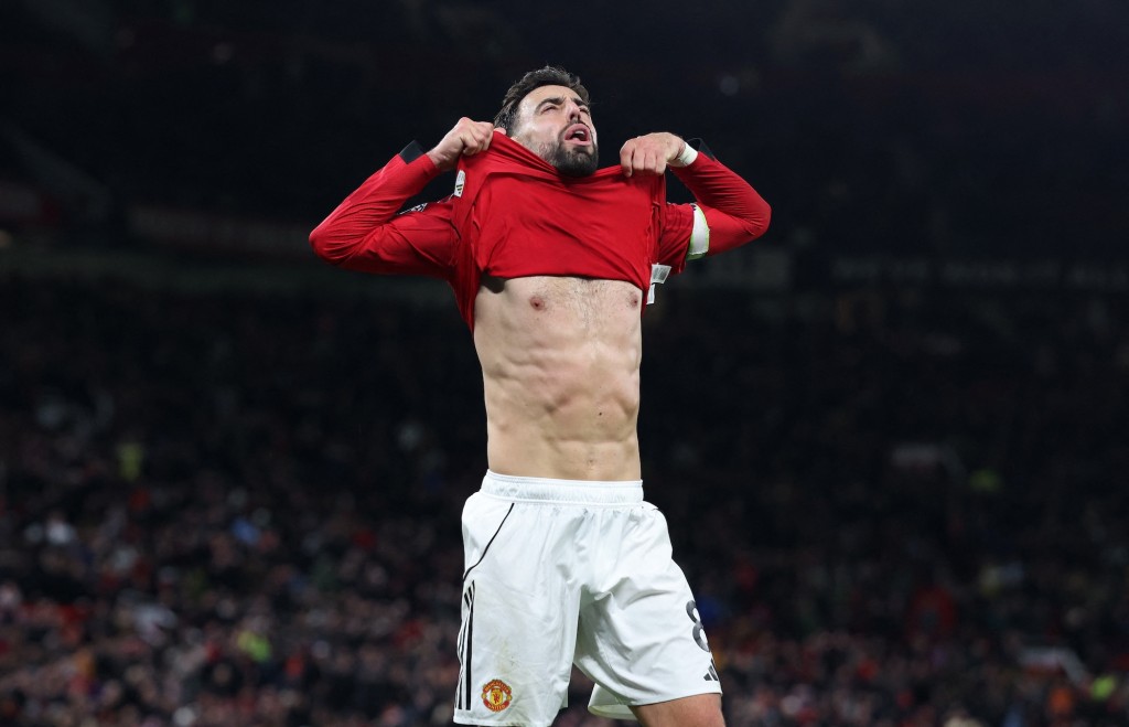 曼聯錯失升第5位的機會。路透社