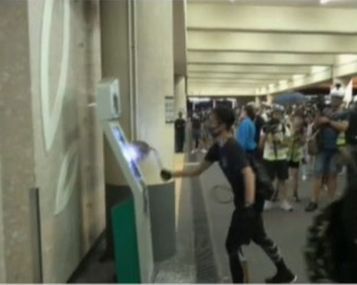 沙田站。有線新聞截圖