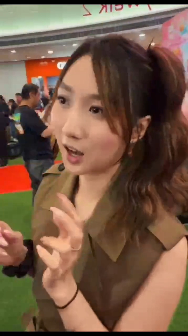 鍾柔美曾承認自己表情欠缺管理。