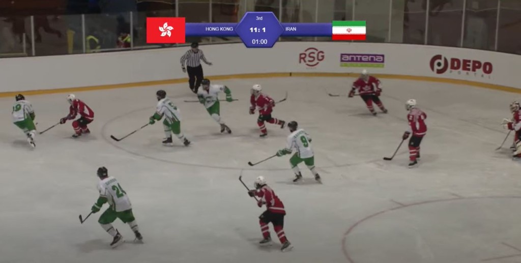 上月底在波斯尼亞舉行的世界冰球錦標賽，發生播錯港隊國歌事件。資料圖片