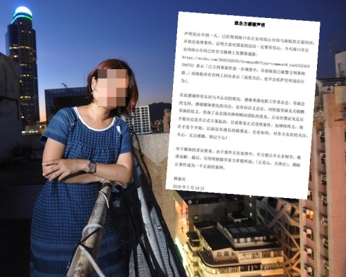 林淑貞再發聲明指對國家法治一定要有信心。資料圖片