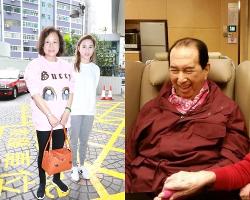 三太與女兒超蓮抵醫院,否認賭王病重傳聞。