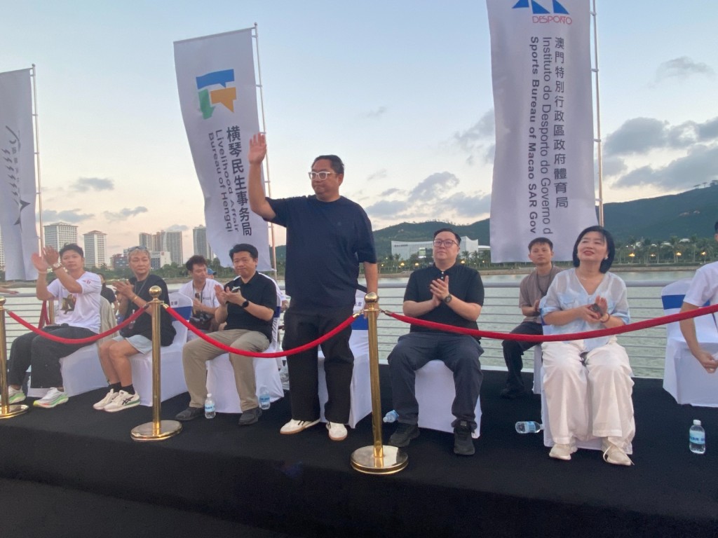 《2026大灣區3x3籃球巡迴賽》主辧單位澳門星娛樂製作公司行政總裁老傑龍。