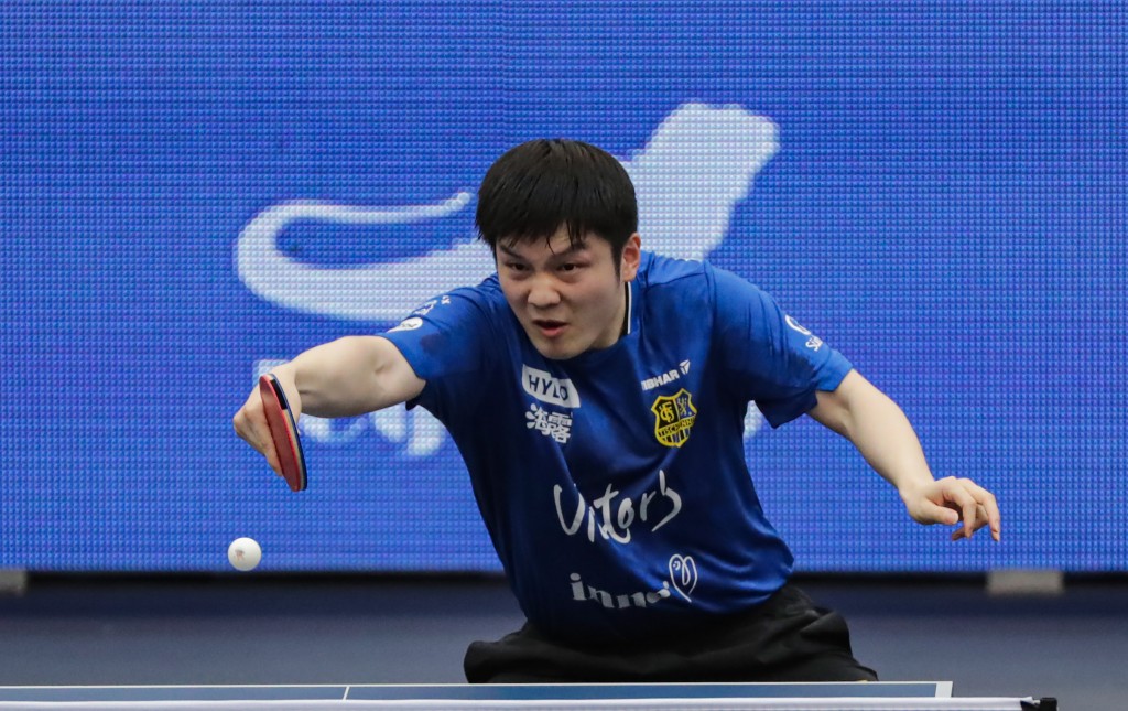樊振東於德甲乒乓聯賽2連勝。新華社