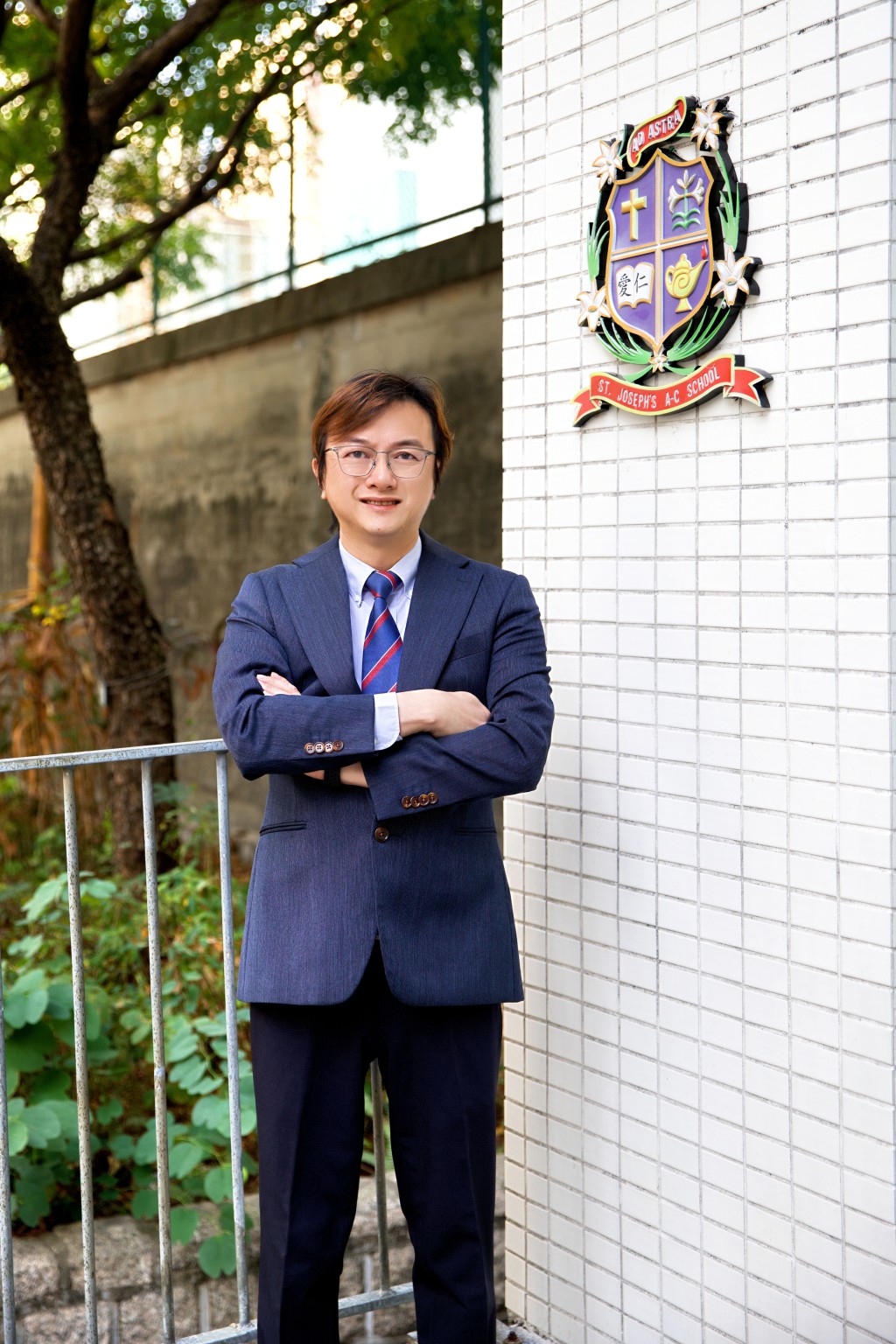 聖若瑟英文小學鄭德明校長（圖片來源：受訪者提供）