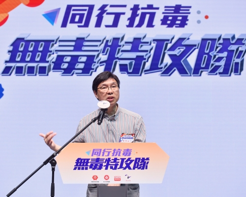 張建良對吸食K仔人數上升表示關注。資料圖片