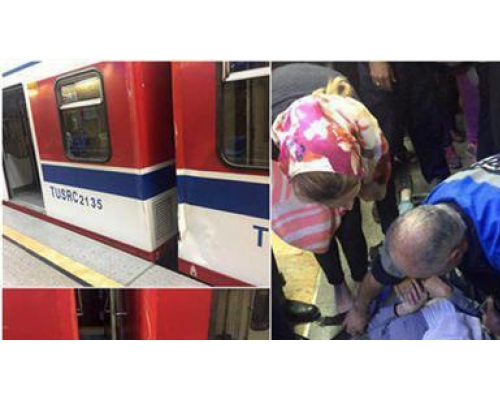 伊朗首都德黑兰发生地铁相撞事故。网上图片