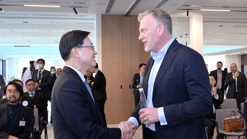 行政長官李家超月前率團到訪中東開拓商機。政府新聞處圖片