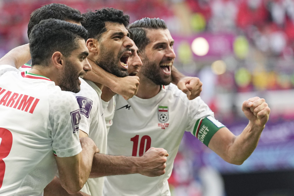 伊朗国家队在B组分组赛中再度亮相迎战威尔斯。AP