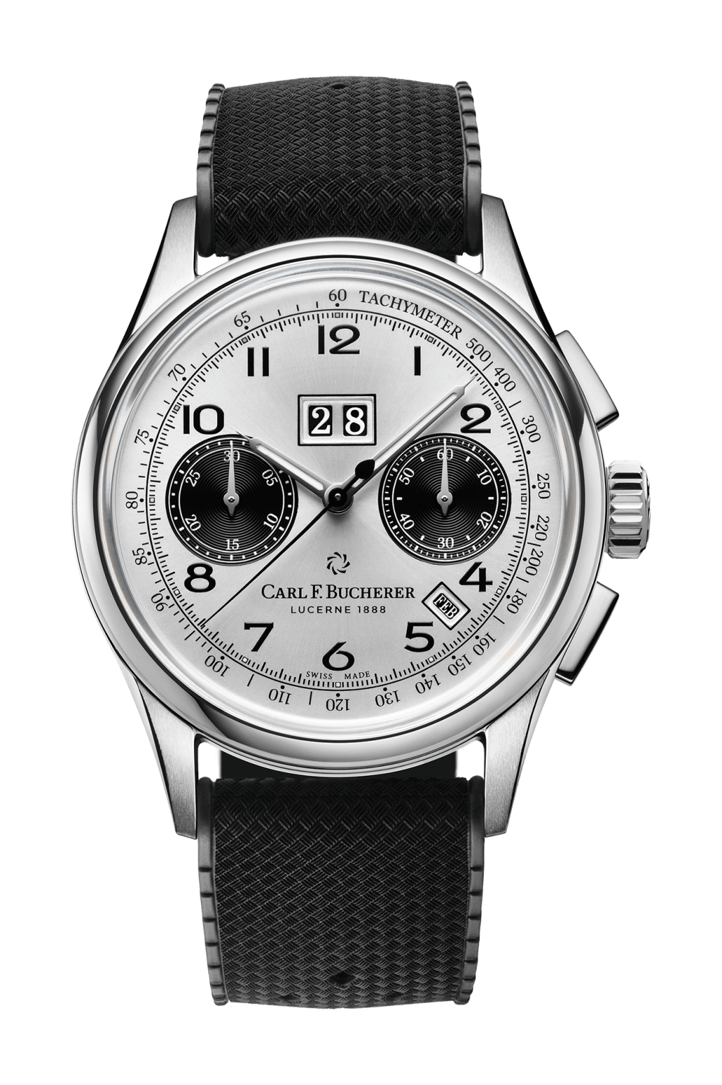 Carl F. Bucherer Heritage BiCompax Annual，表壳：41mm不锈钢/ 机芯：CFB1972自动/ 限量：888枚/ 售价：$62,800。