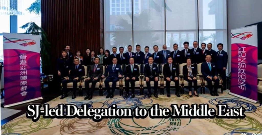 律政司司长林定国上月率领约 30 人代表团，出访中东。