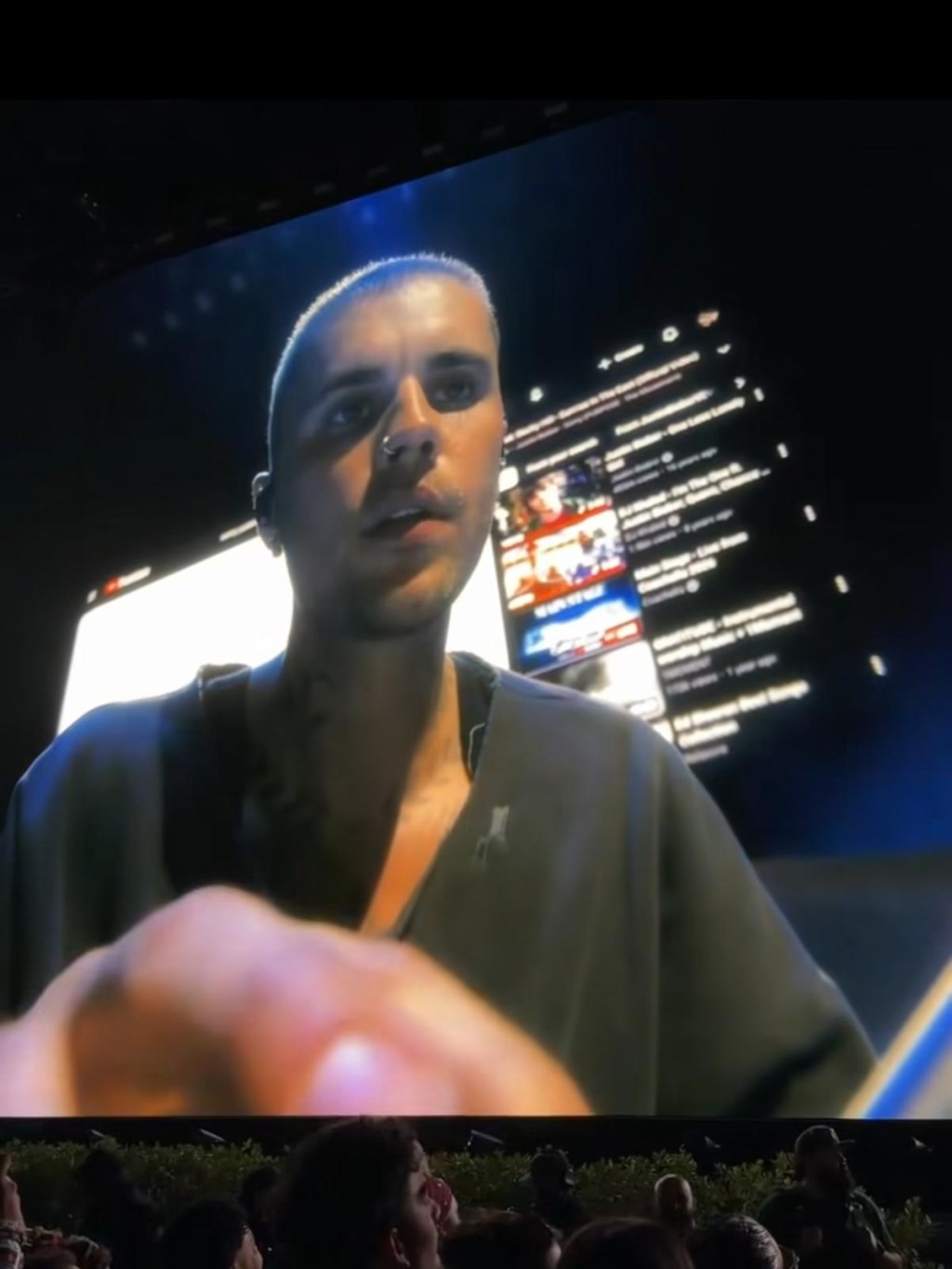 Justin Bieber上周六為Coachella作壓軸演出。