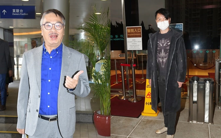 艾威探望完吳孟達,雖然情況不樂觀,仍希望對方能大步欖過。