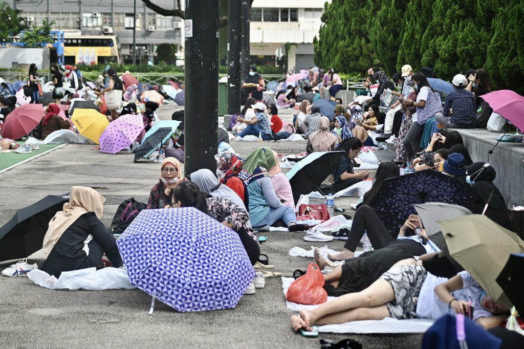 林夏瑤稱,有個案的外傭同時向15間財務公司借貸。資料圖片 林夏瑤稱,有個案的外傭同時向15間財務公司借貸。資料圖片