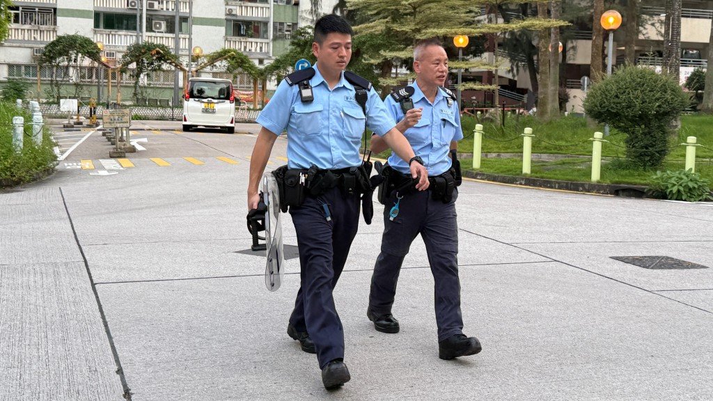 大圍失常女自殘後訛稱被斬 持盾警趕至調查證虛驚