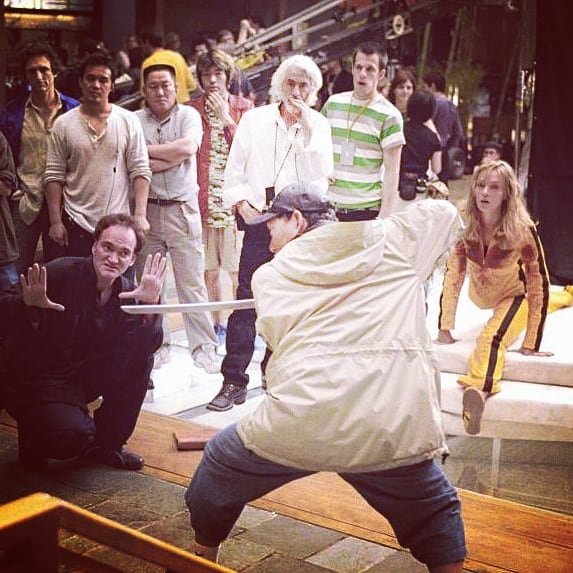 袁和平為《標殺令》擔任動作指導，與塔倫天奴合作。　NYAFF　FB圖片