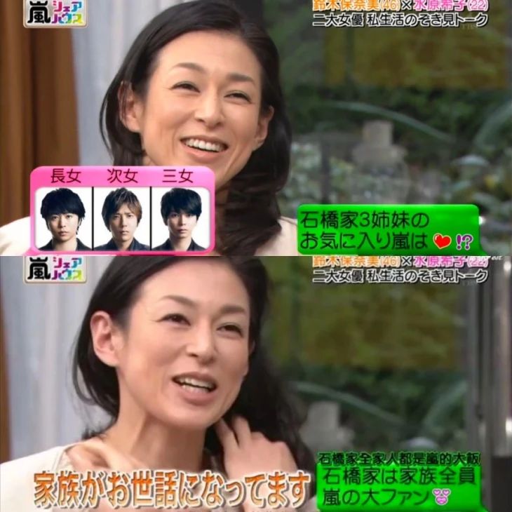 鈴木保奈美不時在節目中提起三個愛女。