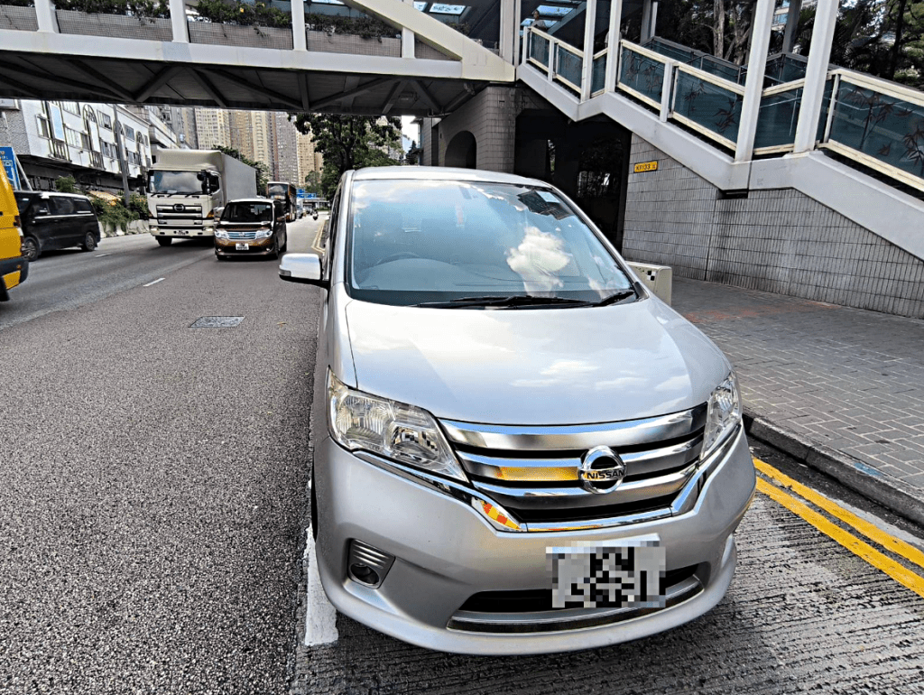 涉案私家車。警方提供
