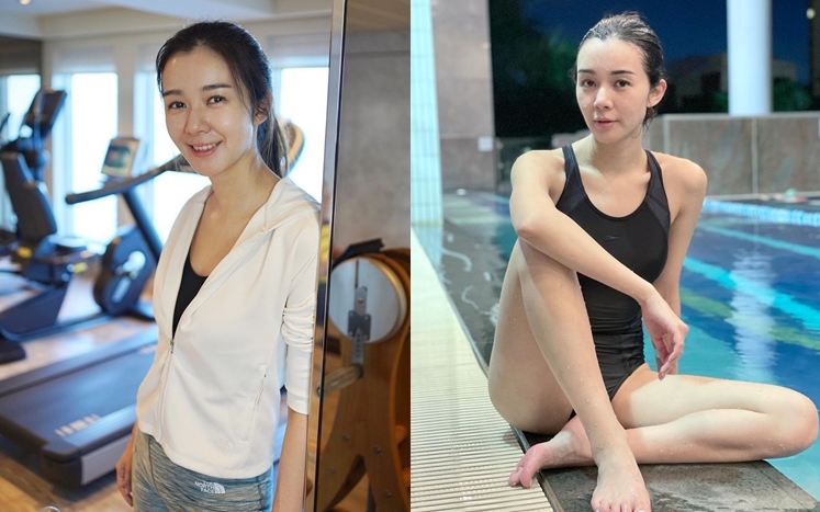 麥明詩減肥見成效，素顏出鏡，皮膚仍現光澤。