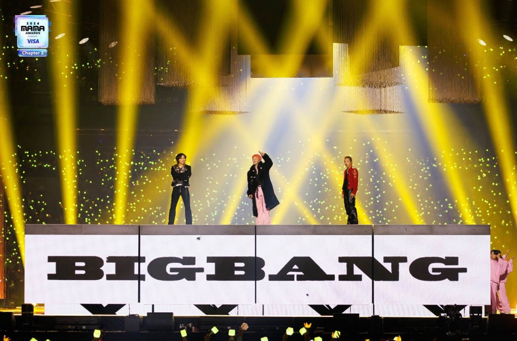 GD攜BIGBANG隊友強勢回歸,於MAMA 2024掀起整個頒獎禮的高潮。 GD攜BIGBANG隊友強勢回歸,於MAMA 2024掀起整個頒獎禮的高潮。