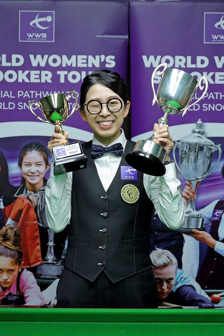 两个月内赢两冠，吴安仪状态十足。WWS图